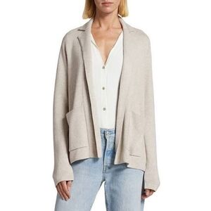 Splendid Women's Estelle Knit Cashmere Blend Sweater Jacket Cardigan Size Large